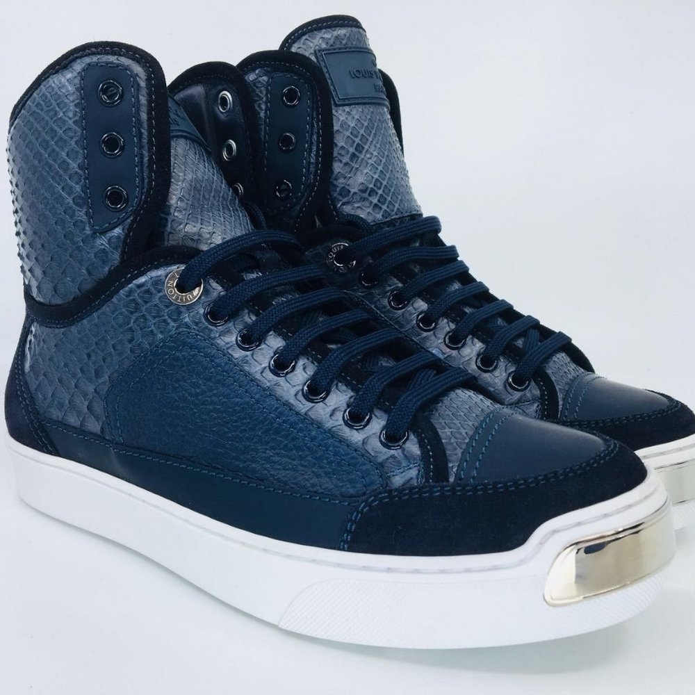 New Authentic Louis Vuitton Sneaker Boot Python - Picture 2 of 8